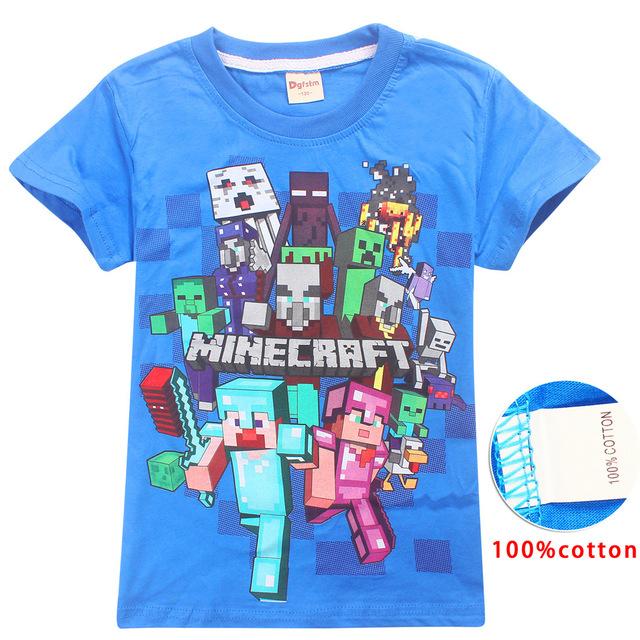 Boy pajamas children Minecraft pajamas suit children's clothing set cartoon pajamas children spring and autumn pajamas