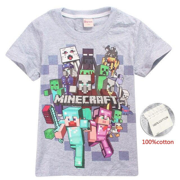 Boy pajamas children Minecraft pajamas suit children's clothing set cartoon pajamas children spring and autumn pajamas