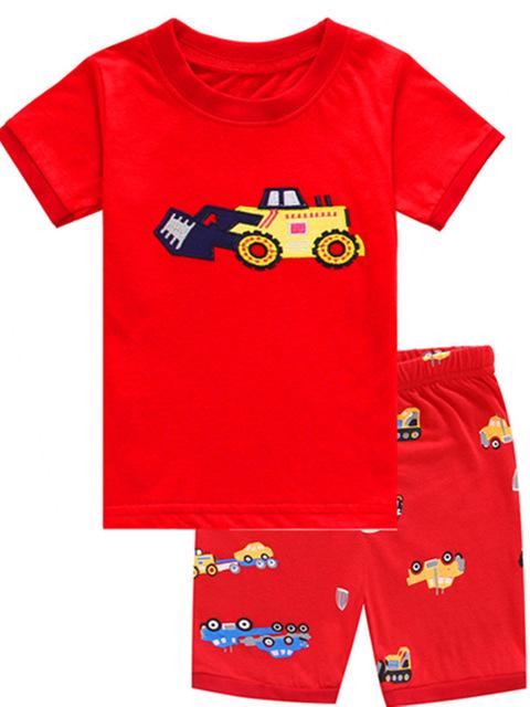 A%A-604 2PCS Kids Baby Pajamas Set Toddler Kid Boy Girls Minnie Mickey Pijamas Long Sleeve Pyjamas set Tops Long Pants Sleepwea