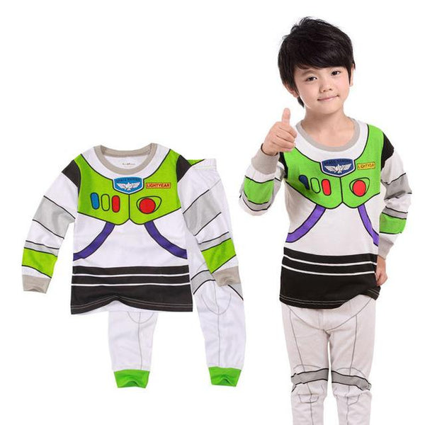 Kids Boy Sleepwear Clothes Set Hulk Spiderman Ironman Thor Winter Pyjamas Avengers Sleepwear Child Pijamas Chidren Pajamas 2-10