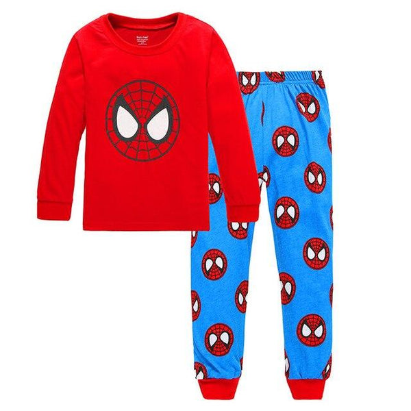 New 2-7y cartoon kids pajama sets cotton long sleeve clothing set spring winter child pyjamas set baby girls boys sleepwear HY13