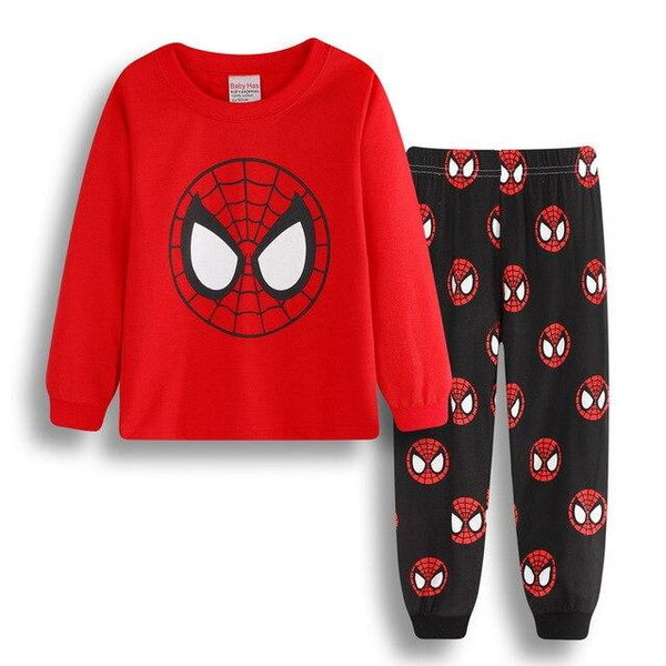 New 2-7y cartoon kids pajama sets cotton long sleeve clothing set spring winter child pyjamas set baby girls boys sleepwear HY13