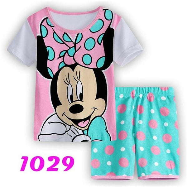 2019 Summer Baby Sleepwear Boys Pajamas Children Pyjamas Girls Cartoon Pajamas Kids Clothing Set