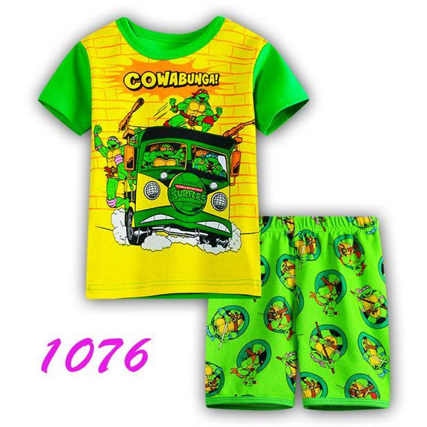 2019 Summer Baby Sleepwear Boys Pajamas Children Pyjamas Girls Cartoon Pajamas Kids Clothing Set