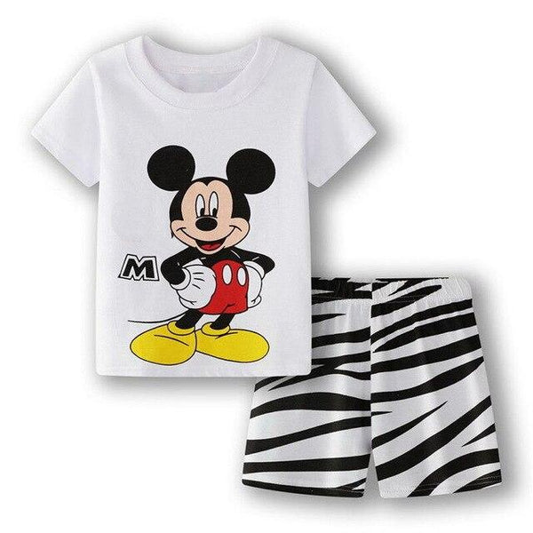 2019 Summer Baby Sleepwear Boys Pajamas Children Pyjamas Girls Cartoon Pajamas Kids Clothing Set