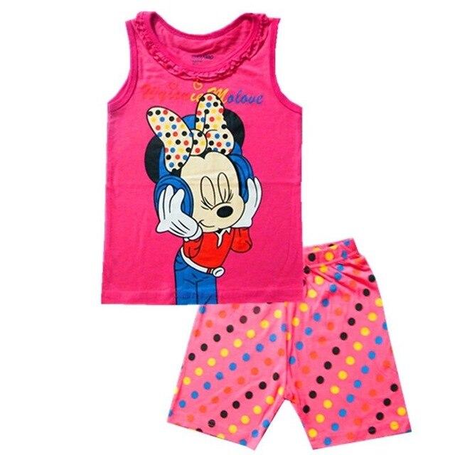 2019 Summer Baby Sleepwear Boys Pajamas Children Pyjamas Girls Cartoon Pajamas Kids Clothing Set