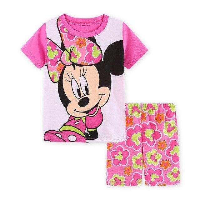 2019 Summer Baby Sleepwear Boys Pajamas Children Pyjamas Girls Cartoon Pajamas Kids Clothing Set
