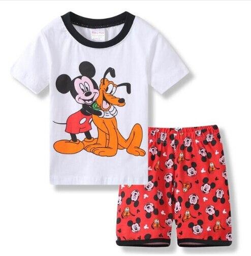 2019 Summer Baby Sleepwear Boys Pajamas Children Pyjamas Girls Cartoon Pajamas Kids Clothing Set