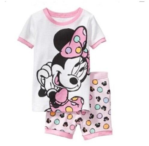 2019 Summer Baby Sleepwear Boys Pajamas Children Pyjamas Girls Cartoon Pajamas Kids Clothing Set
