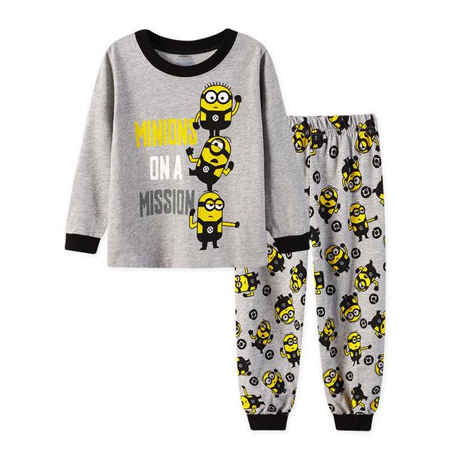 Children Pajamas Set Sleepwear Pyjamas Kids Boys Christmas underwear Suit Baby Girls Pajamas Cotton Nightgown Nightwear HYL21