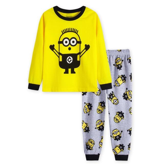 Children Pajamas Set Sleepwear Pyjamas Kids Boys Christmas underwear Suit Baby Girls Pajamas Cotton Nightgown Nightwear HYL21