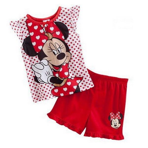 Boys Girl Pijamas Kids Set Enfant Sleepwear Childrens Pyjamas Clothing Sets Kids Pajamas 2-7 Years summer Cartoon Nightwear YW56