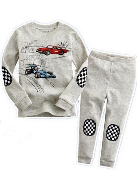 Drop Shipping boys girls pijamas cotton children pyjamas sleepwear baby kids pajama set spider man toddler boy clothes set YW281