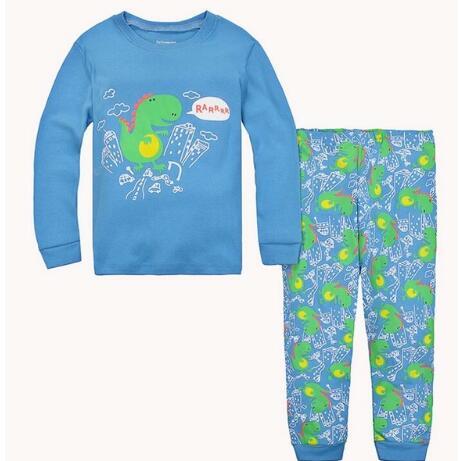 New Sale High Quality Autumn Baby Girls Pajamas Sets Sports Suit Long Sleeve T-shirt +Pants Kids Childrens Clothing Sets YW264
