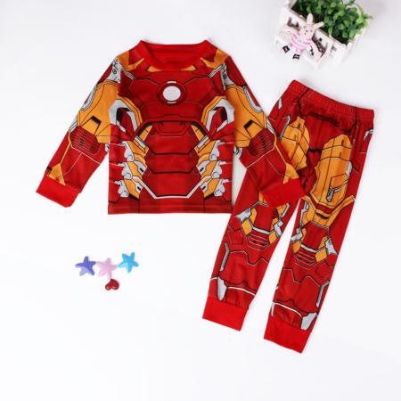 2016 Autumn Hulk Pajamas For Boys Super Hero Pajamas Pants Batman Iron Man Tracksuit Spiderman Batman Pajamas Suits Sleepwear