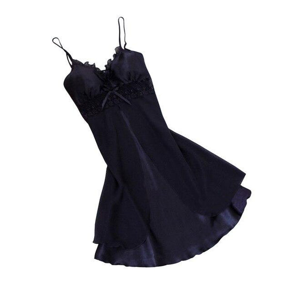 Fashion Sexy Women Nightgown Casual Ladies Sleepwear Nightdress Sleeveless V-neck Mini Nightie Braces Nightdress FS99