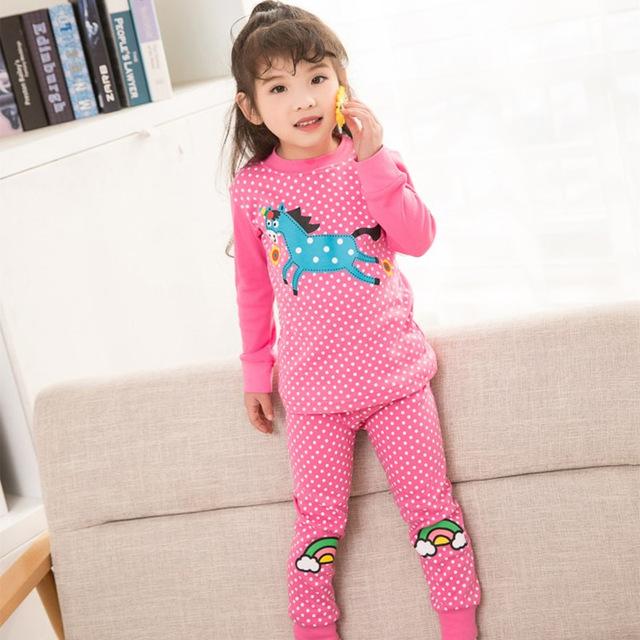 ZFBOZS Autumn Baby kids Boys Sleepwear Pajama Sets 100 % Cotton Dinosaur Printed t-shirt+pants 2pcs Bebes Children's Clothing