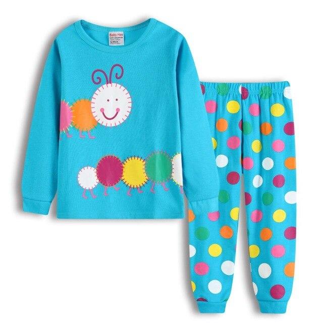 Boy Cartoon pajamas suit for girl Long Sleeve Pajama Children pijama Pyjamas Kids children Sleepwear clothes at home nightgown