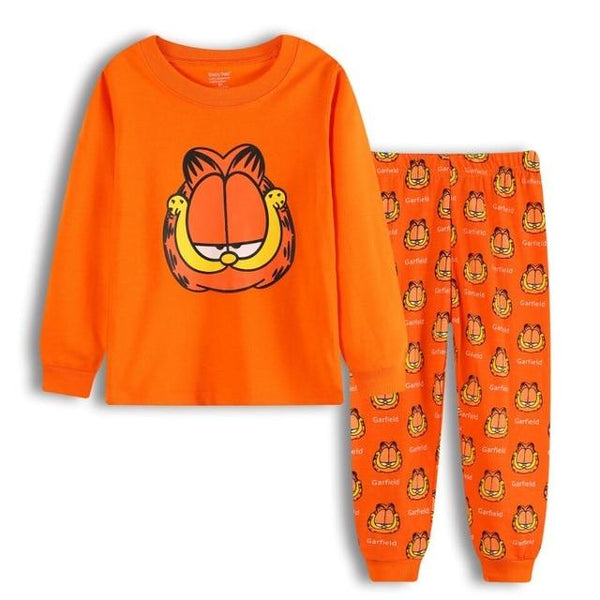 Boy Cartoon pajamas suit for girl Long Sleeve Pajama Children pijama Pyjamas Kids children Sleepwear clothes at home nightgown