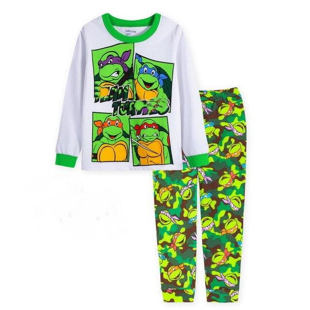 Boy Cartoon pajamas suit for girl Long Sleeve Pajama Children pijama Pyjamas Kids children Sleepwear clothes at home nightgown