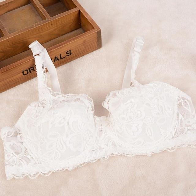 Fashion Lady Women Ultra-thin Sexy Breathable Lace Comfortable Adjustable Push Up Bra For Women B Cup 70B/ 75B/ 80B/ 85B/ 90B