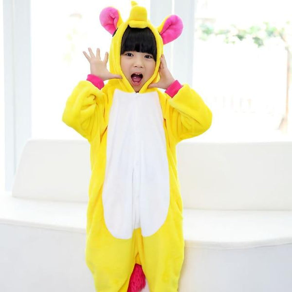 Children Pajamas Unicorn Pyjamas Kids Pajama One piece Cartoon Pajama Unisex Warm Winter Cute Pijamas Unicornio pijama infantil