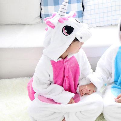Children Pajamas Unicorn Pyjamas Kids Pajama One piece Cartoon Pajama Unisex Warm Winter Cute Pijamas Unicornio pijama infantil
