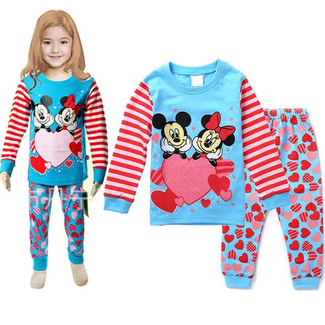 kids girls pajamas sets Snow White Princess pyjamas kids pijama infantil sleepwear home clothing cartoon Baby pijama 2-7Y ERTYQ3