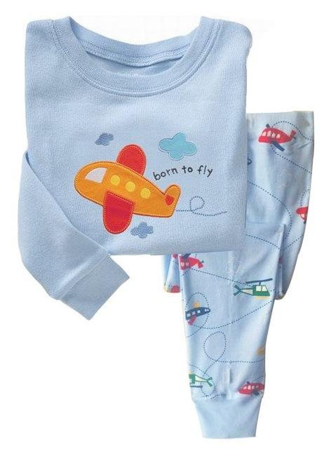 Children's Pajamas Cotton Pajamas For Girls Boys Pyjamas Cartoon Baby Sleepwear Kids Pajama nightclothes Sets Free Ship MXSF86