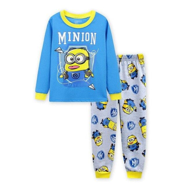 Baby Boys Pyjamas Set Cutyome Long Sleeve Autmn Winter Kid Cotton Home Sleepwear Nightgown Children's Animal Pajama Set