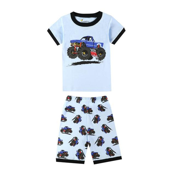 TINOLULING Crane Pajamas for Boys 100 Cotton Summer Pajamas Pijama Infantil Baby Girl Clothes Vetement Enfant Fille pyjamas kids