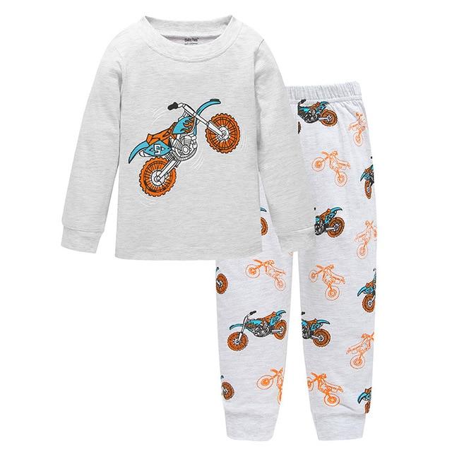 Cute Sheep Children Pajamas Sets Kids Sleepwear suit Sleeved T-Shirts+Trousers Boy clothes Pj's Infant pijama Fashion Tops+Pant