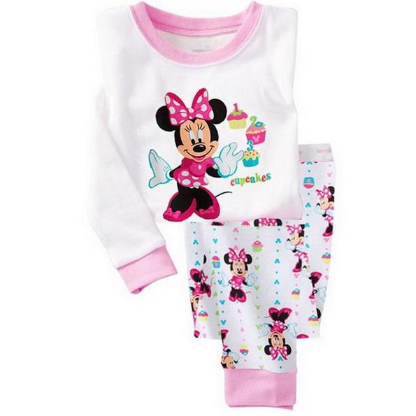 Low price kids pajama sets Cartoon pijamas children cotton Casual Family sleepwear children's nightgown girls cute pajamas YW208