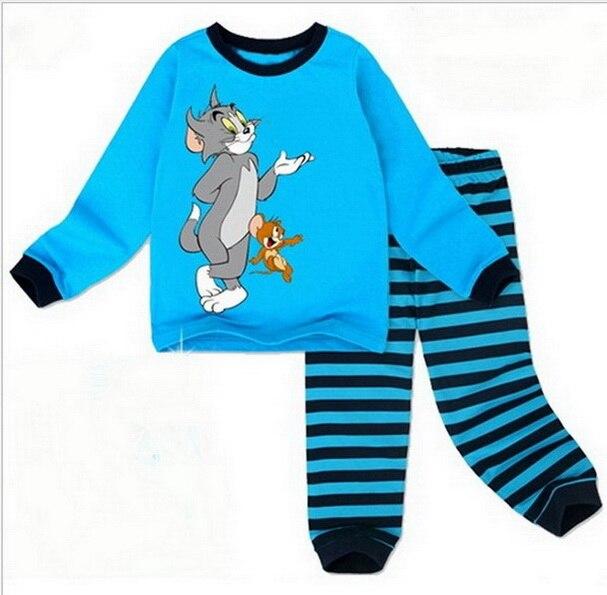 Low price kids pajama sets Cartoon pijamas children cotton Casual Family sleepwear children's nightgown girls cute pajamas YW208