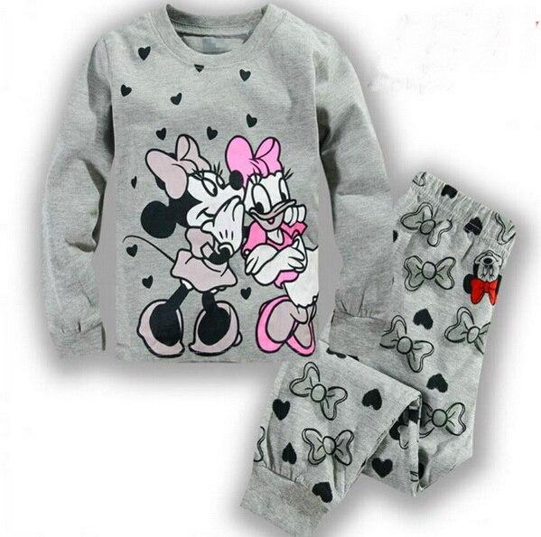 Low price kids pajama sets Cartoon pijamas children cotton Casual Family sleepwear children's nightgown girls cute pajamas YW208