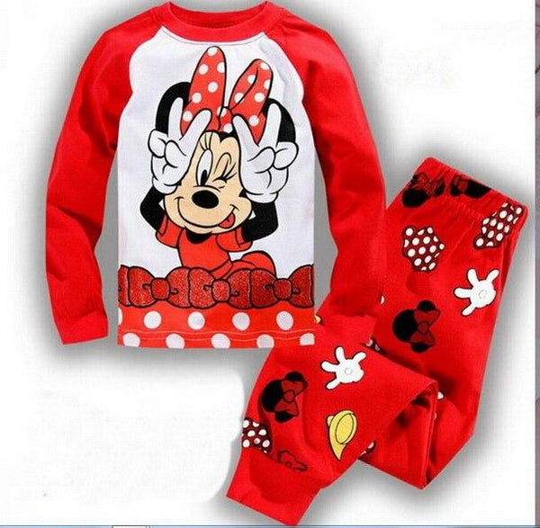 Low price kids pajama sets Cartoon pijamas children cotton Casual Family sleepwear children's nightgown girls cute pajamas YW208