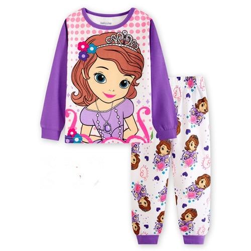 Boys Pajamas Set Cartoon kids Sleepwear Girls cute Home pajamas Children Pajamas Set Bear pattern Girls cotton pyjamas size 2-7Y