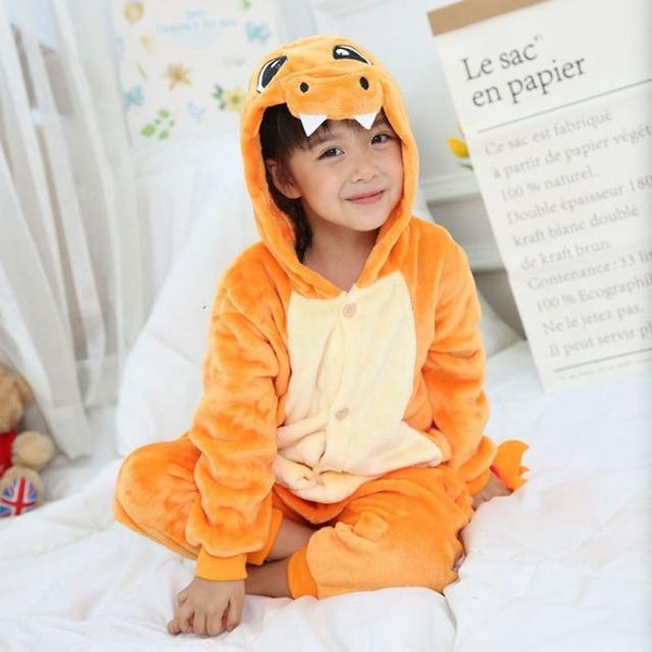 Boy Girl Pajamas Children New Unisex pijamas Spiderman Minions Pikachu Kid Cartoon Animal Cosplay Pyjama Onesie Sleepwear Hoodie