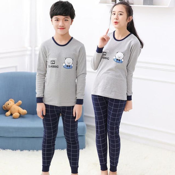 Autumn Children Clothes Kids Clothing Set Boys Pajamas Sets Nightwear Pajamas Girls Sleepwear Big Boy Girl Pyjamas Kids Clothes