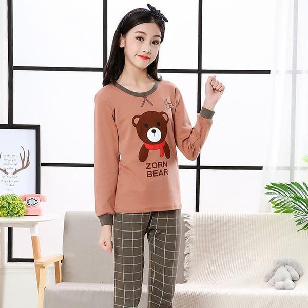 Autumn Children Clothes Kids Clothing Set Boys Pajamas Sets Nightwear Pajamas Girls Sleepwear Big Boy Girl Pyjamas Kids Clothes