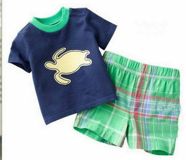 Summer Children's Pajamas set Baby brand Cartoon home clothing girls princess Sleepwear kids pajamas pijamas boys Nightwear Z1