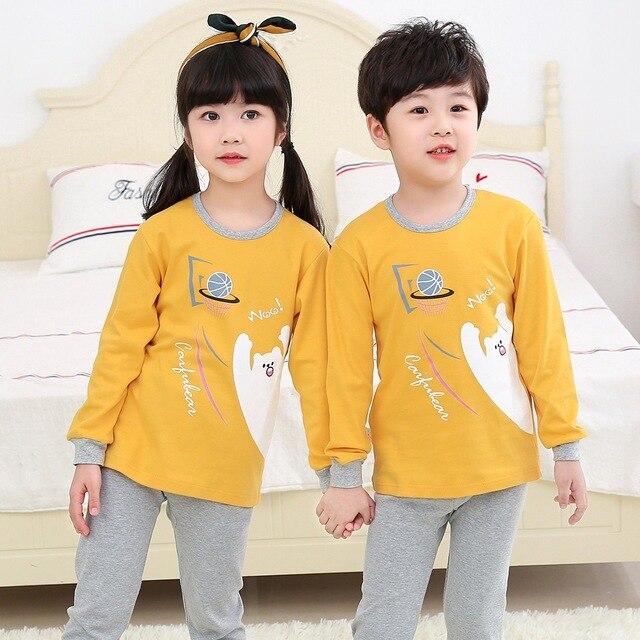 Kids Clothes Big Boys Girls Pajamas Sets Unicornio Pyjamas Kids Sleepwear Cotton Nightwear Homewear Cartoon Toddler Baby Pyjama