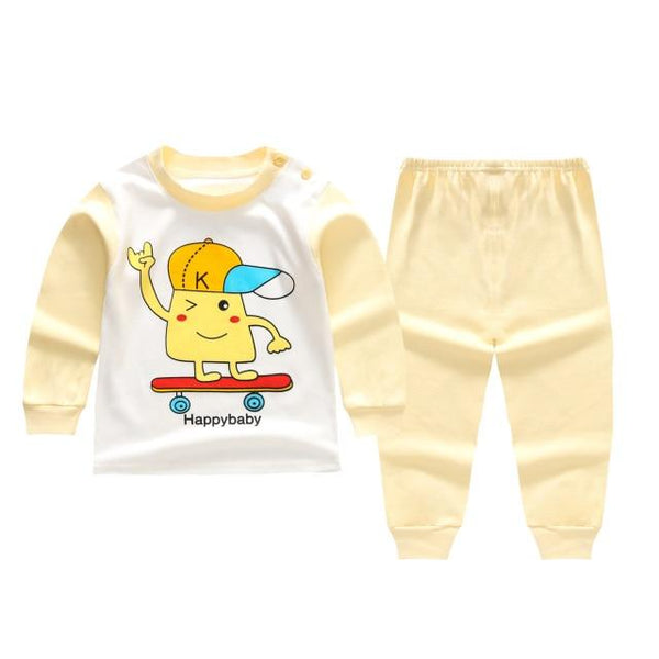 100 Cotton Boys Pajamas Children's Sleepwear Baby Nightwear Pyjamas Kids Boys Pajamas Baby Girl Clothes Pyjama