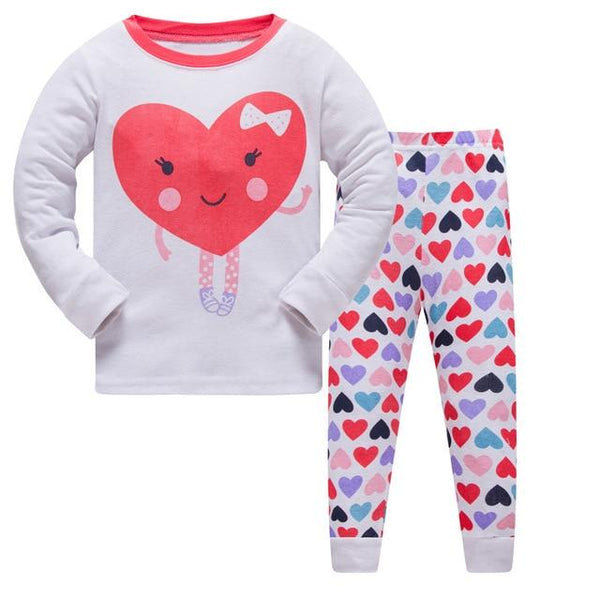NEW 2019 girlys nightwear girls family christmas pajamas cartoon kids pajama sets,children sleepwear toddler baby pyjamas 3T-8T