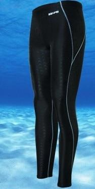 Professional Swimming Shorts Plus Size 3XL Long Pants Men Quick Dry SharkSkin SwimTrunk Jammers Swimwear Diving Wetsuit Swimsuit