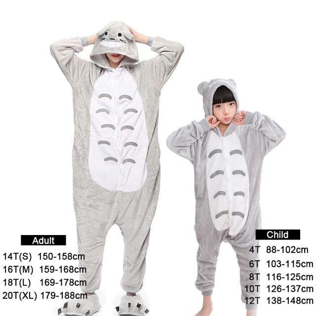 Kids Unicorn Pijama Adult Winter Pyjama Sleepwear For Women Boys Cartoon Homewear Onesie Kigurumi Pajamas Set Baby Girls Clothes