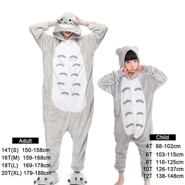 Kids Unicorn Pijama Adult Winter Pyjama Sleepwear For Women Boys Cartoon Homewear Onesie Kigurumi Pajamas Set Baby Girls Clothes