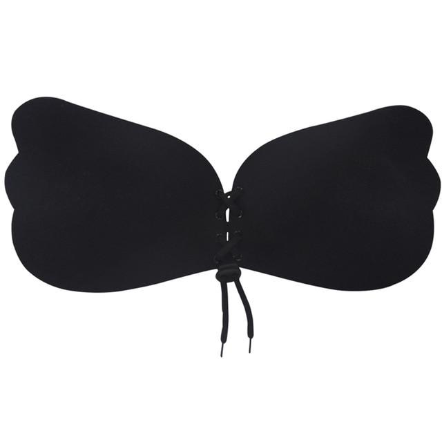 Women Fly Bra Self Adhesive Strapless Bras Bandage Blackless Solid Bra Stick Gel Silicone women's underwear Invisible Bra