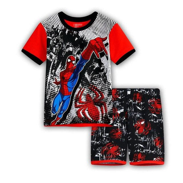 Hot Selling summer Baby Boys Toddler 2PCS Set Super Mario Sleepwear Nightwear Pajamas Set 2-7Y