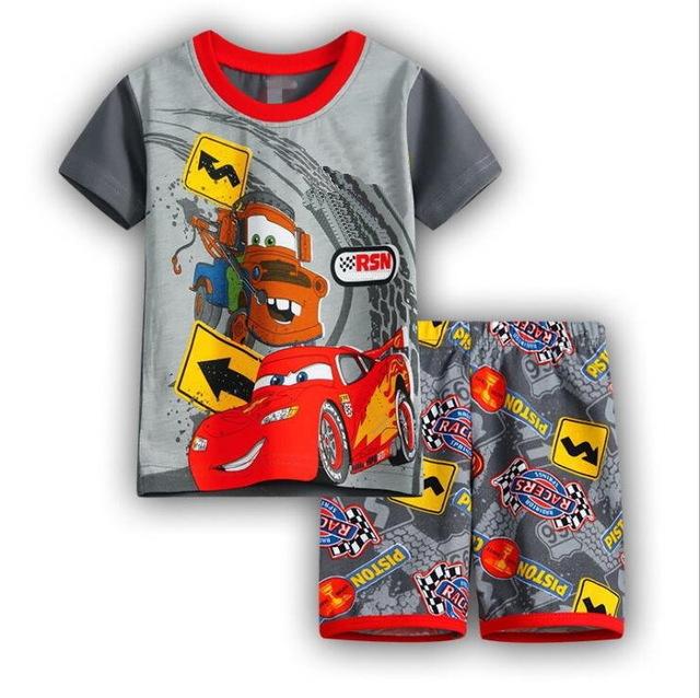 Hot Selling summer Baby Boys Toddler 2PCS Set Super Mario Sleepwear Nightwear Pajamas Set 2-7Y